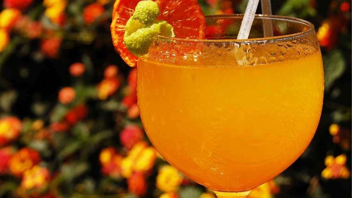 Jugo de naranja, zanahoria y jengibre