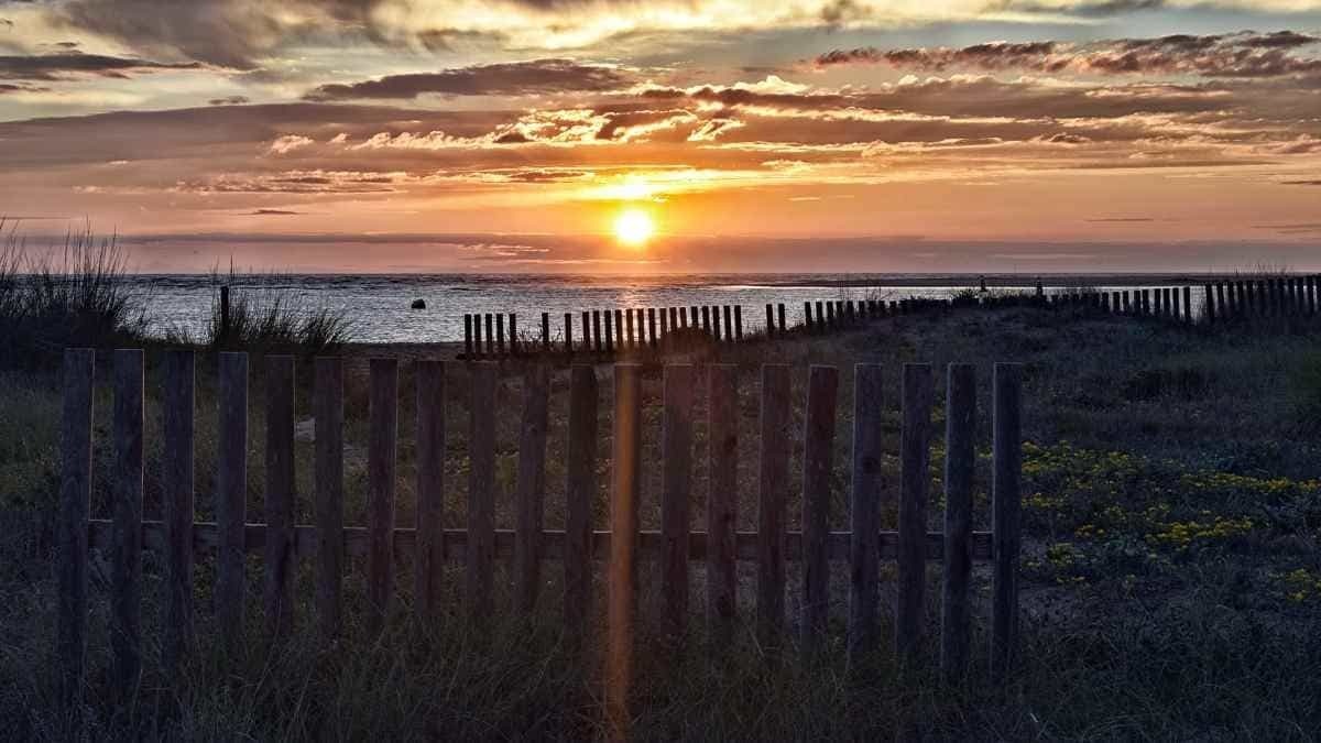 Atardecer en la Playa Sancti Petri