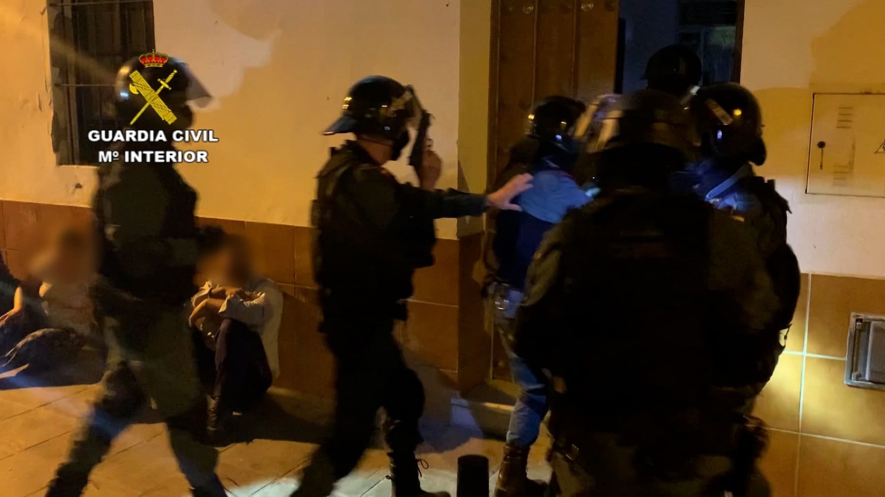 Un momento de las detenciones