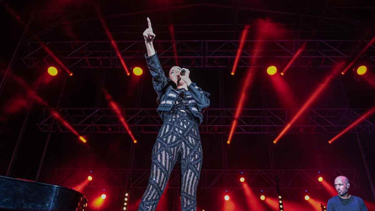 Éxito de India Martínez en un concierto de ensueño en Tío pepe Festival