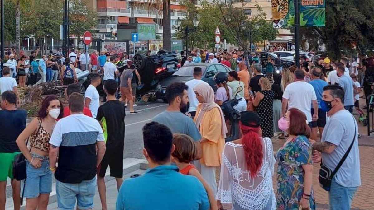 Terrible accidente en el paseo marítimo de Fuengirola con un ciclista muerto