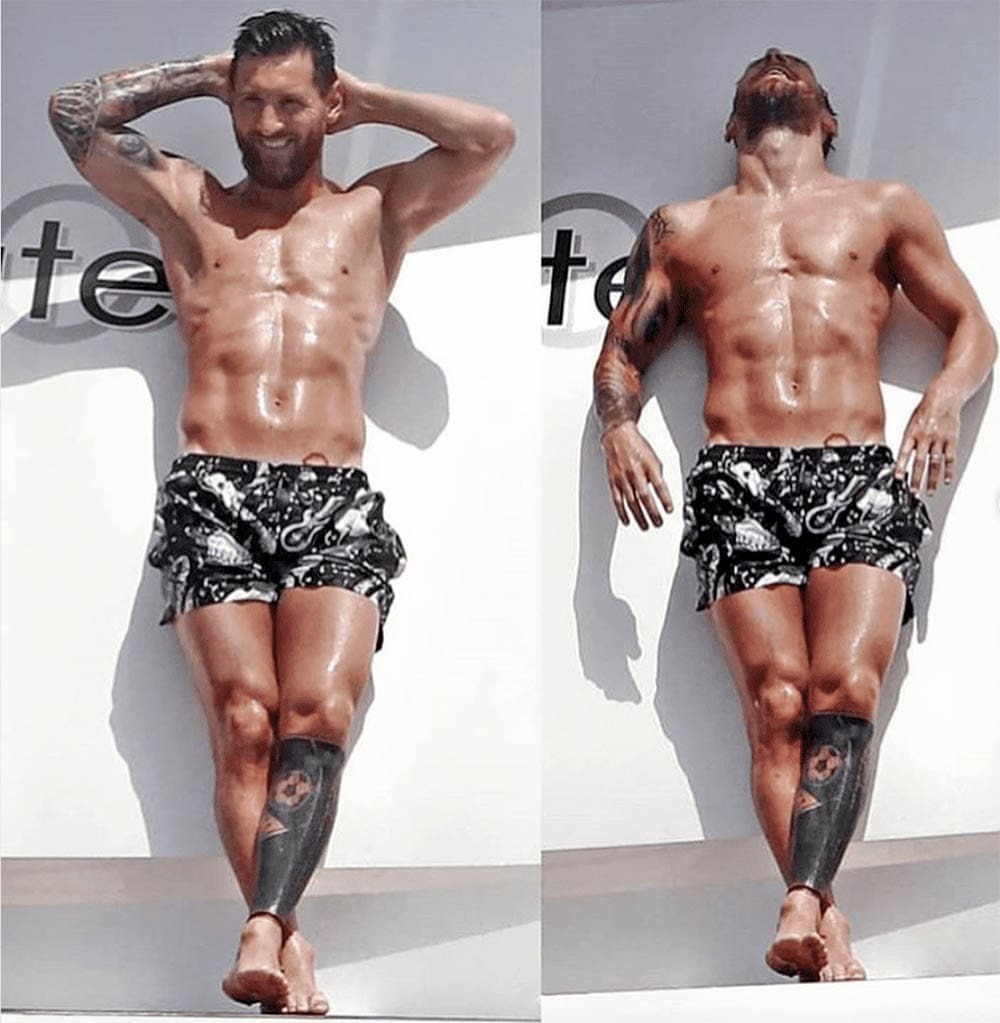 Así es el estado de forma en el que se mantiene Lionel Messi durante sus vacaciones
