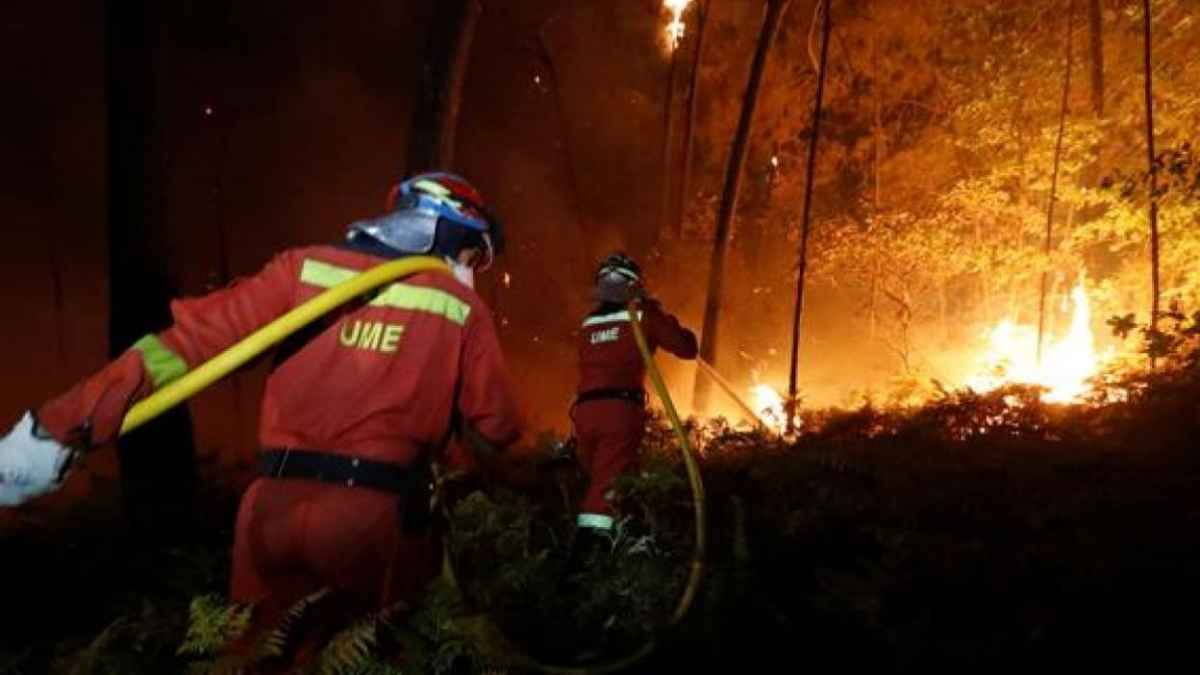 Así ayuda la Unidad Militar de Emergencias UME en casos como el incendio de Sierra Bermeja  