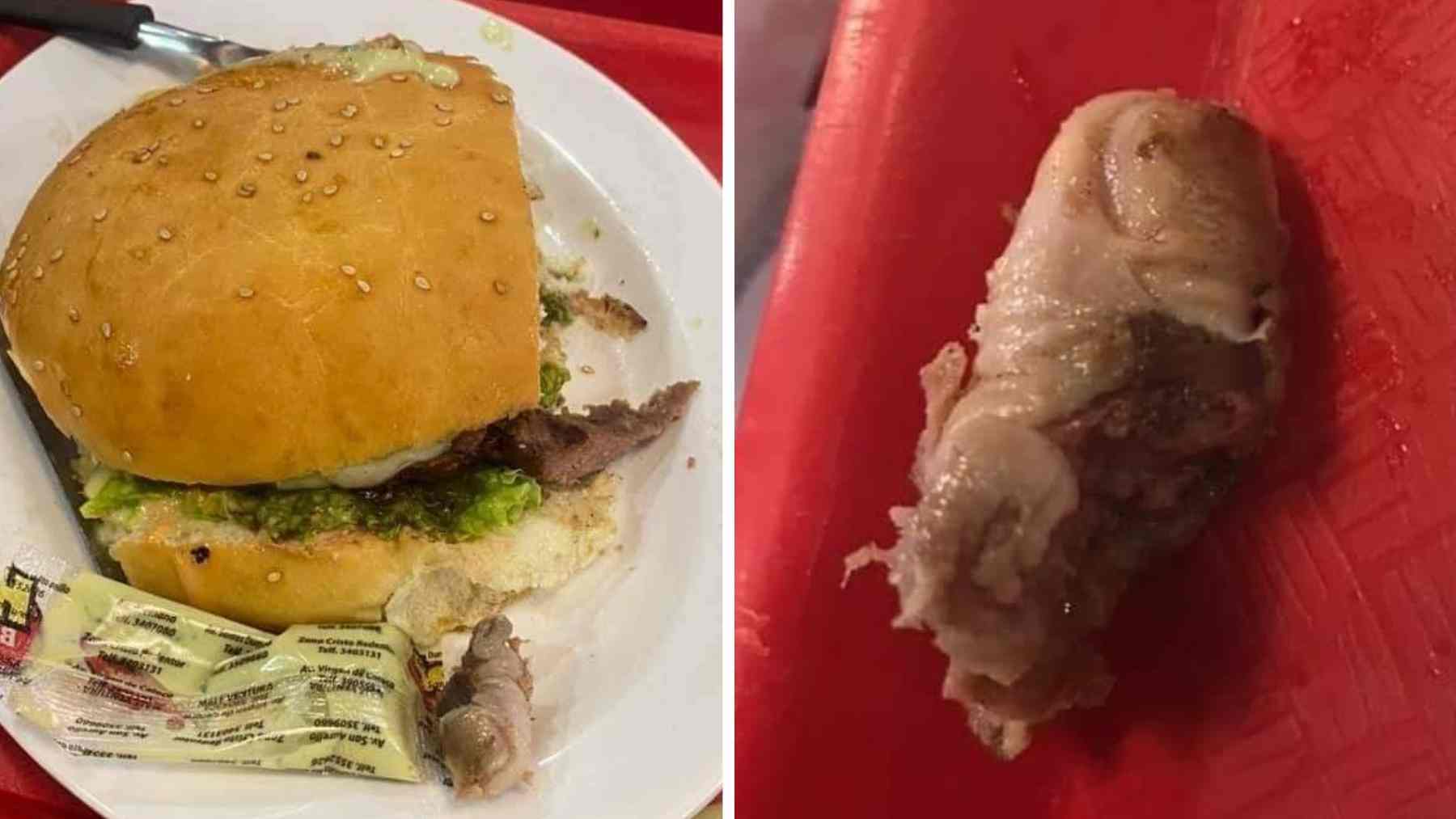 Una mujer encuentra un dedo humano en su hamburguesa
