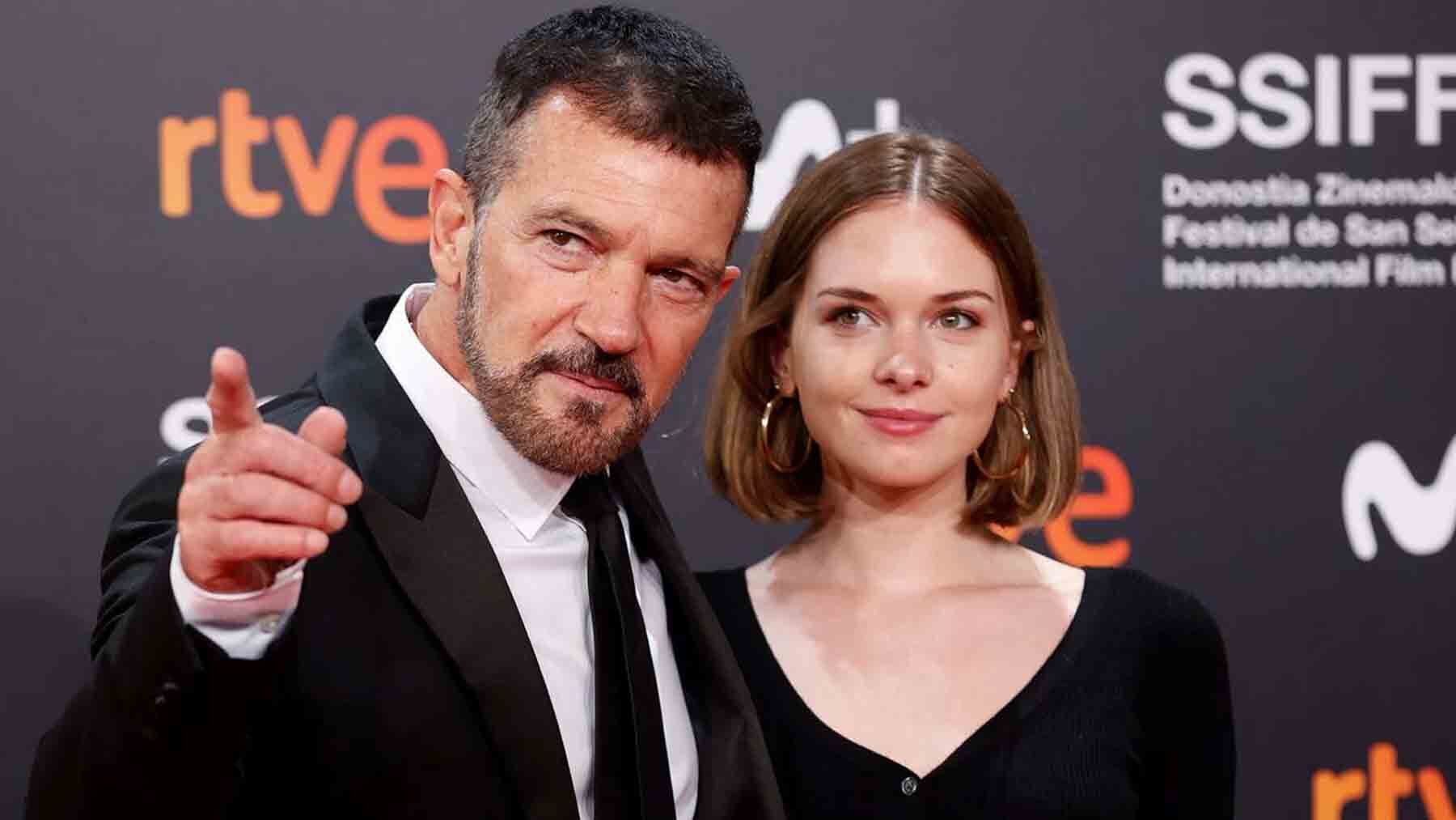 Antonio Banderas y Stella Banderas en el Festival de San Sebastian