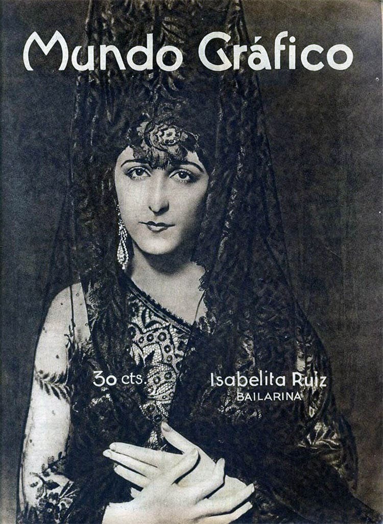 Isabelita Ruiz en la Portada de Mundo Gráfico, 1923