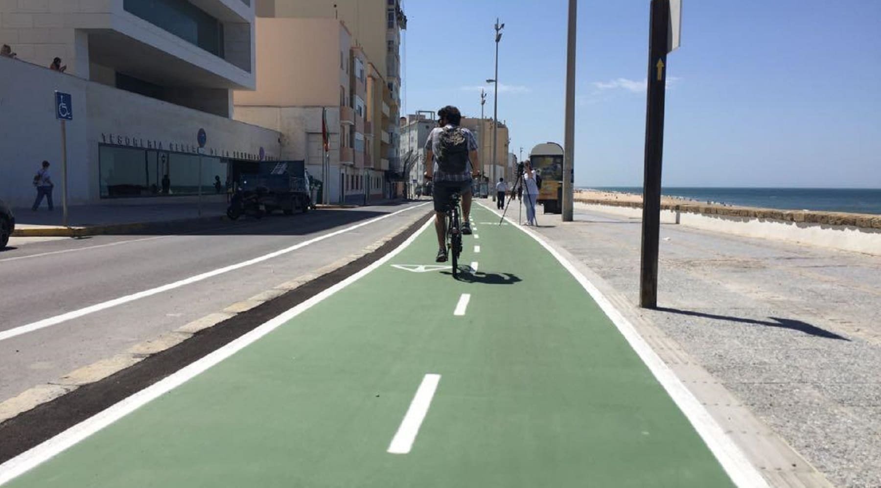El carril bici de Cádiz