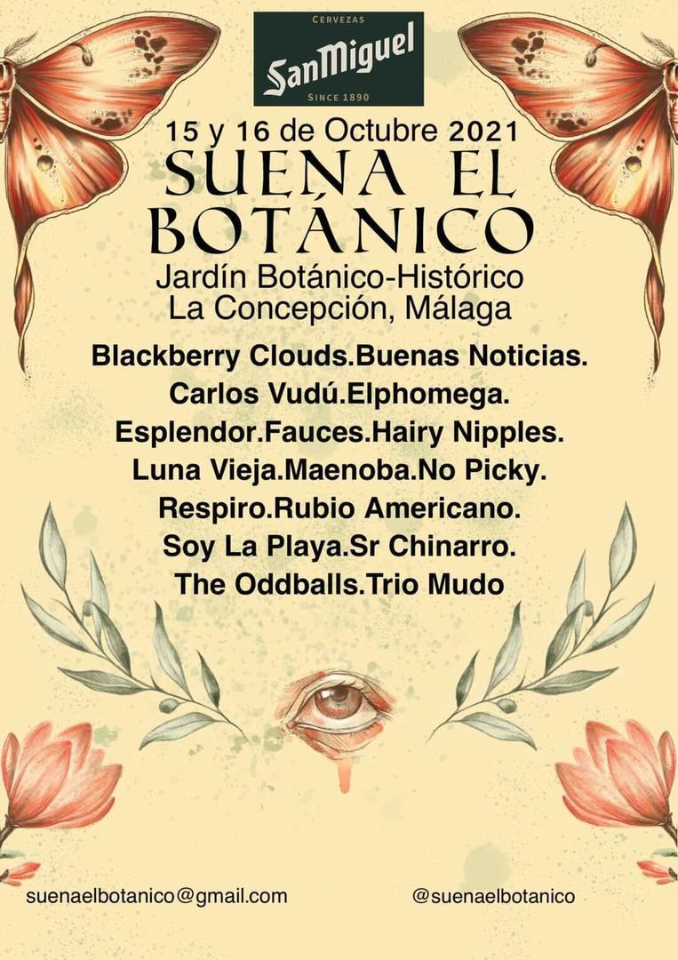 Cartel festival 'Suena el Botánico' 2021