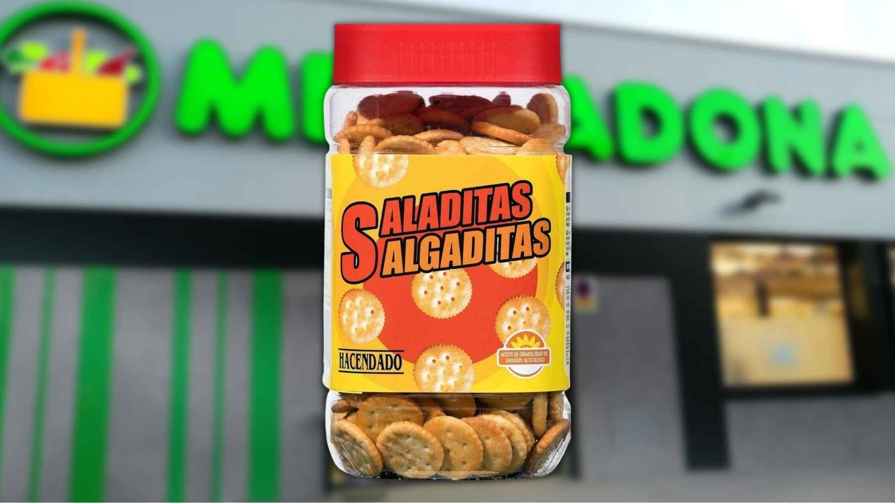 Las galletas saladas de Mercadona en Jerez a 0,99 Euros es uno de los aperitivos de más éxito