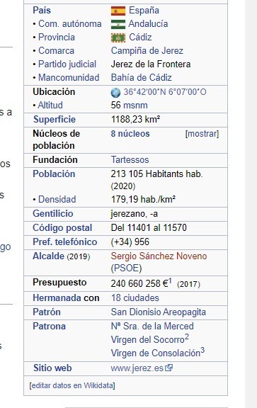 Wikepedia Jerez