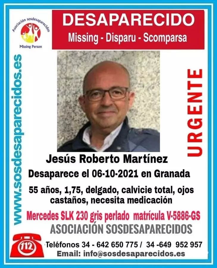 Desaparecido en Granada