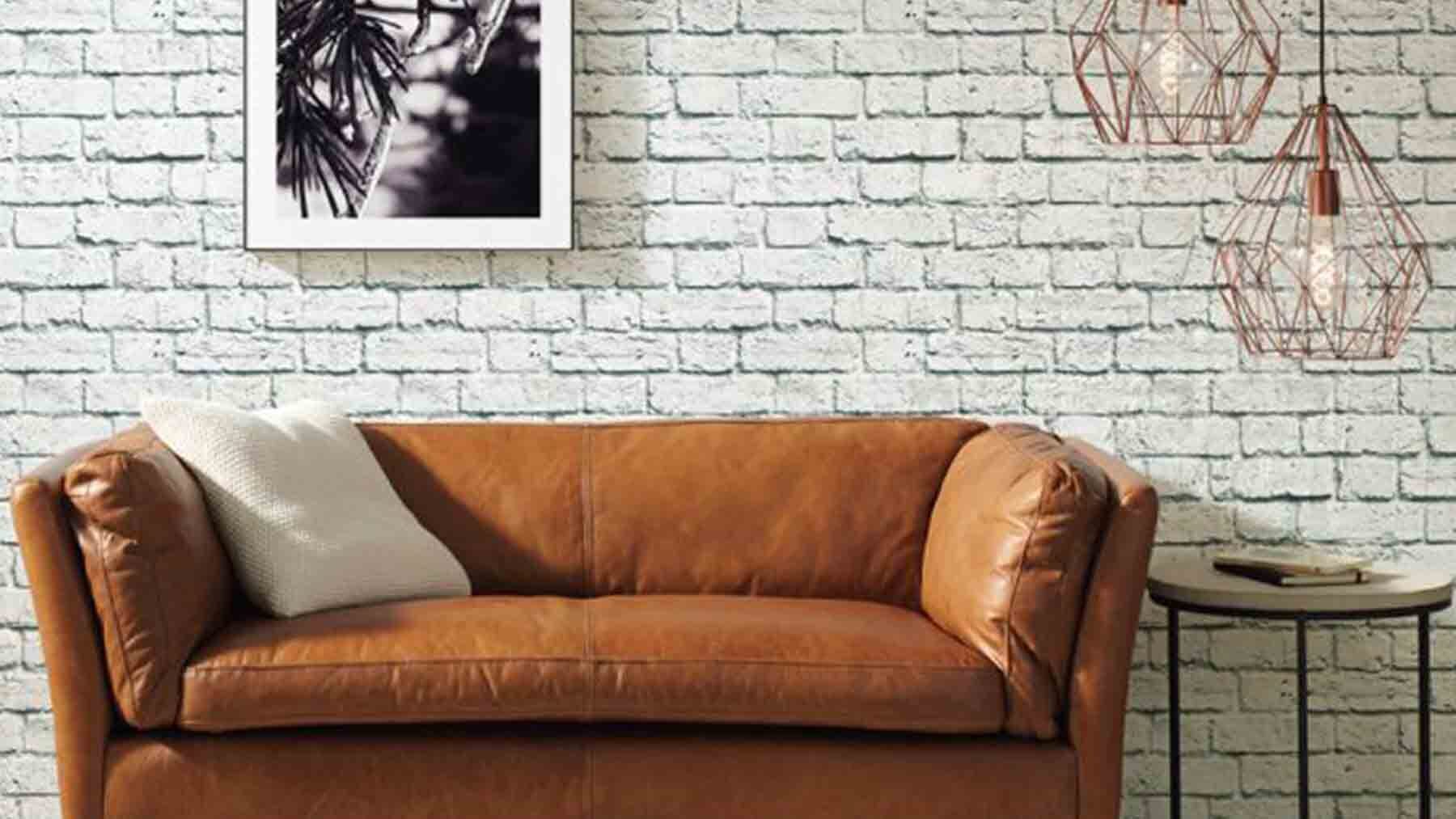 papel pintado ladrillo de El Corte Inglés