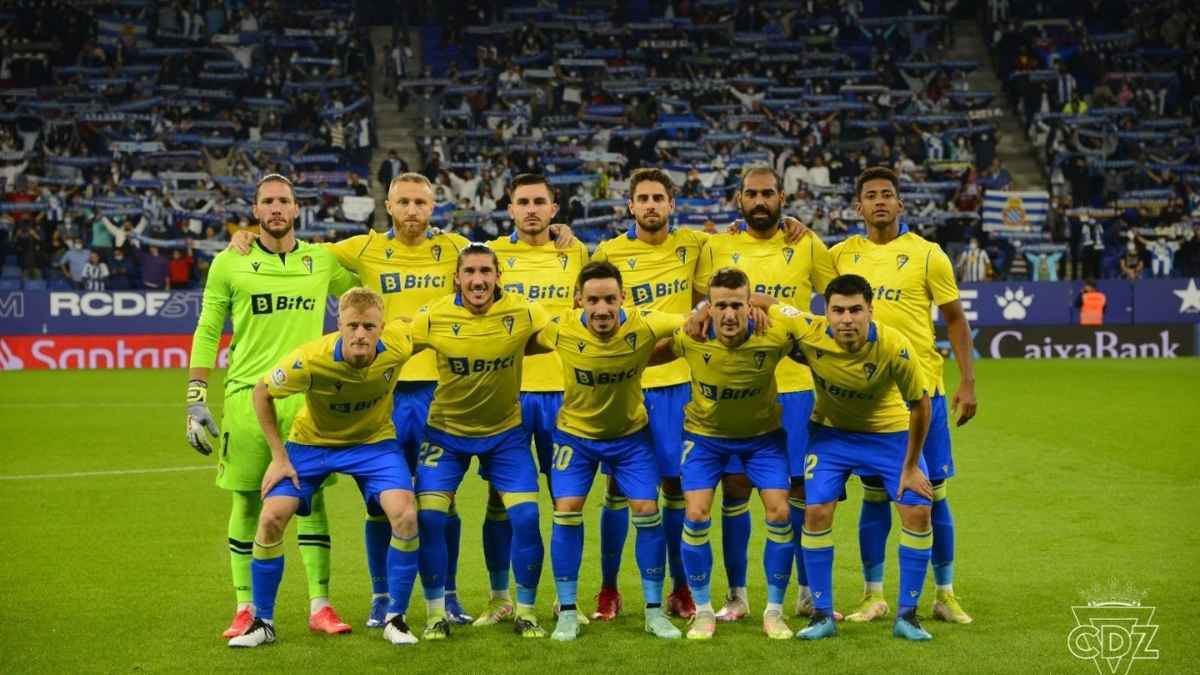 Once titular del Cádiz CF ante el RCD Espanyol