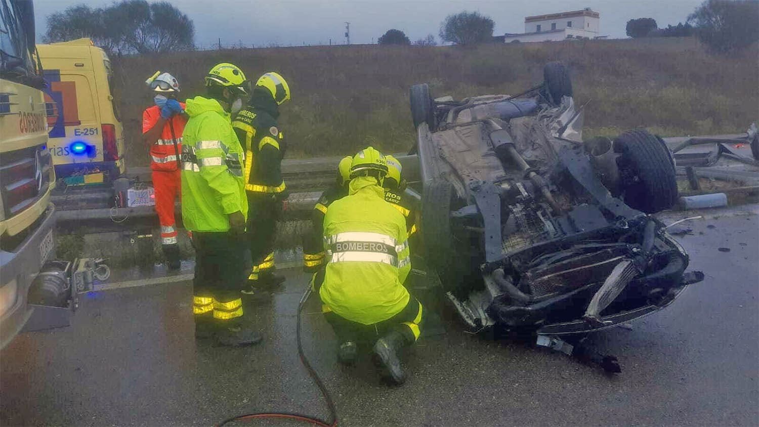 Muere en Jerez tras estrellarse justo pasando el radar de control de velocidad