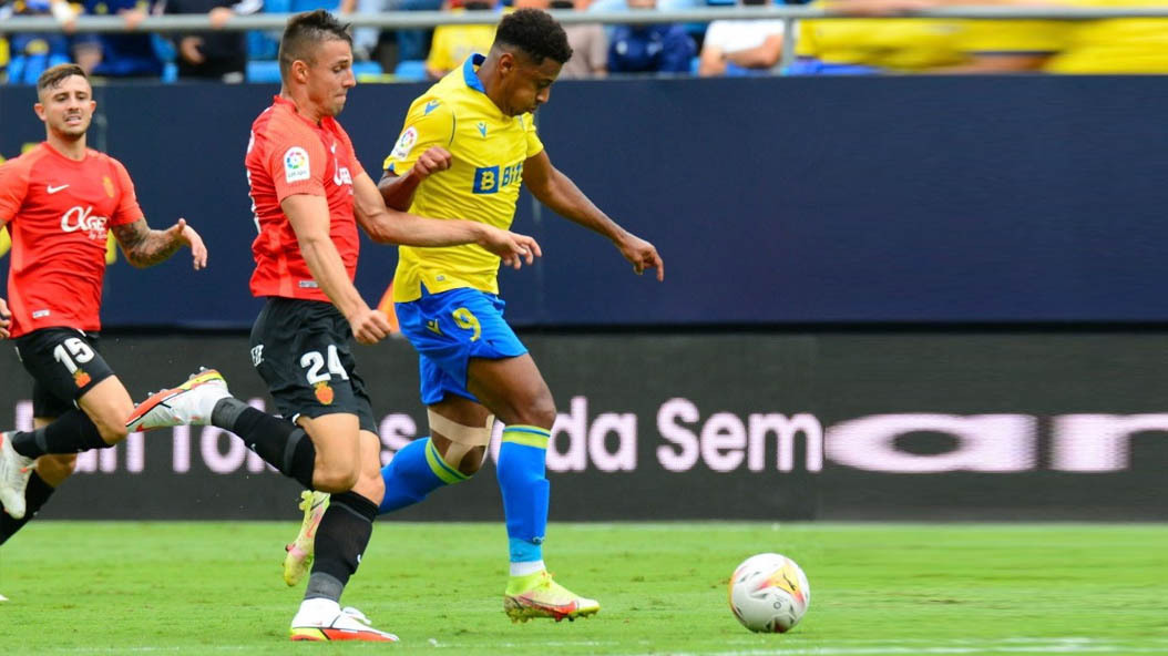Choco Lozano en el Cádiz CF - RCD Mallorca