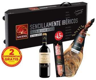 Lote jamón ibérico Navidul
