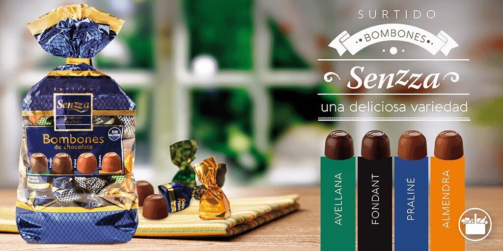 bombones mercadona senzza chocolate