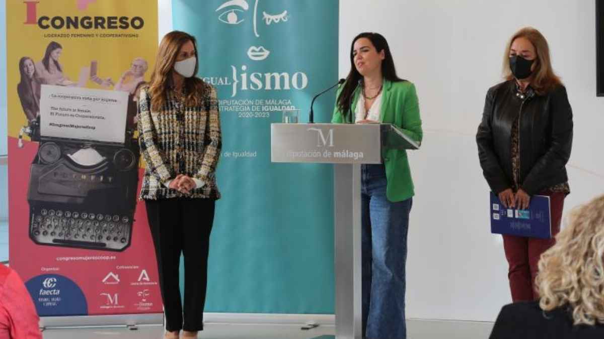 Acto de presentación del I Congreso de liderazgo femenino y cooperativismo de la Diputación de Málaga