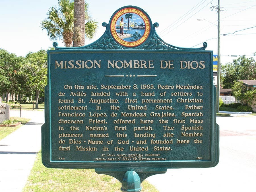 Misión en Nombre de Dios en Florida