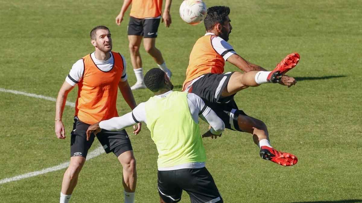 Entrenamiento Málaga CF