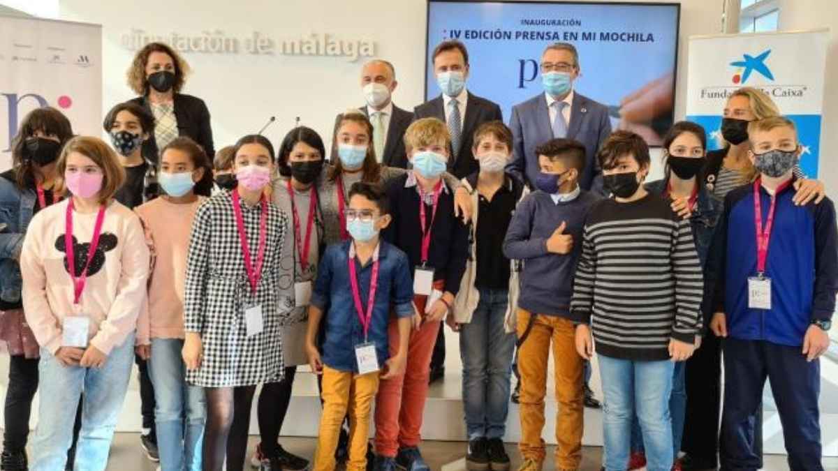Matías Prats inaugura ‘Prensa en mi mochila’ en la Diputación de Málaga