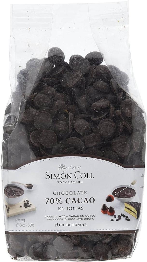 El chocolate negro más vendido en Amazon: 500 gramos y en gotas