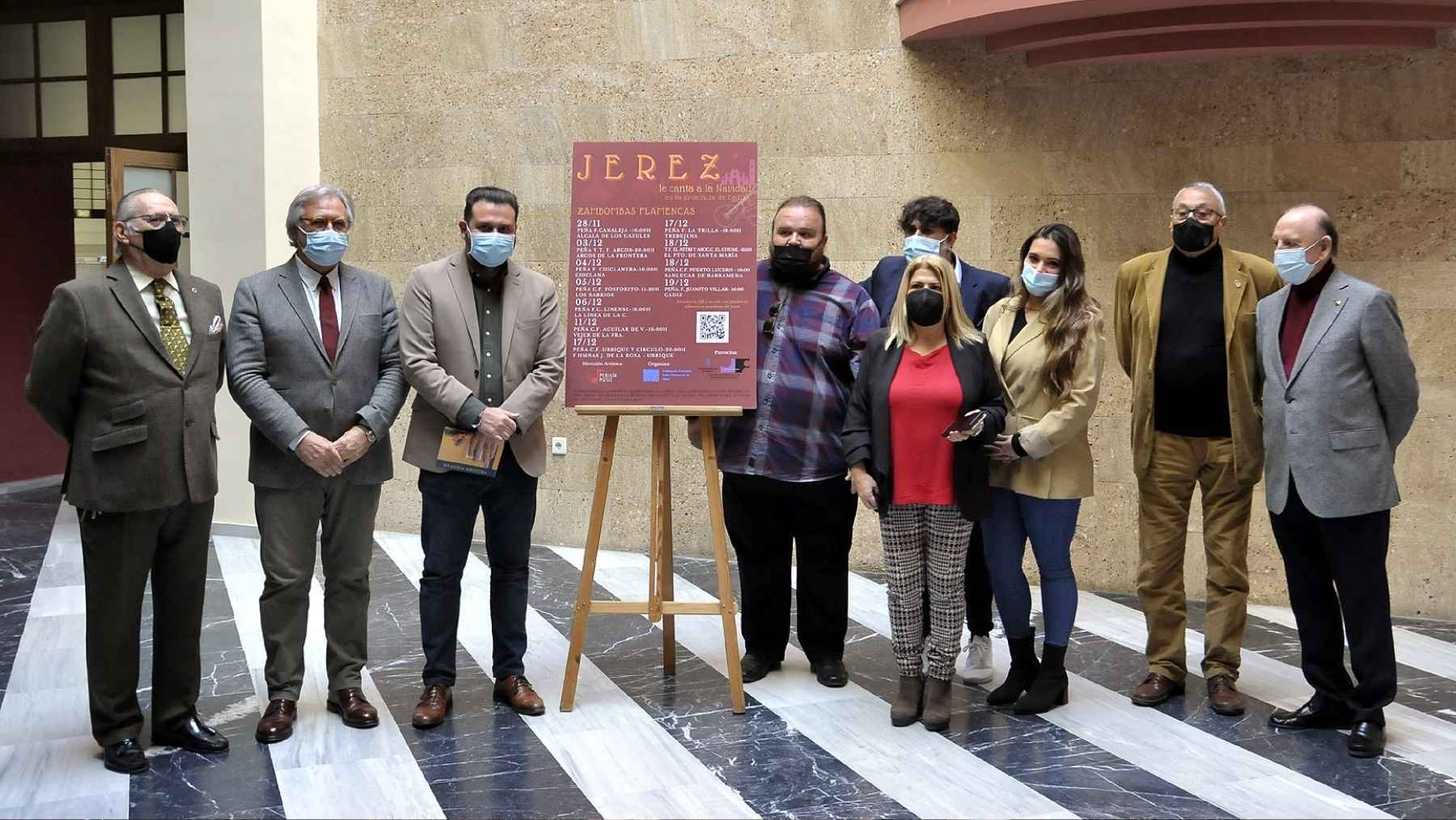 Las zambombas y la Navidad de <a data-cke-saved-href='https://www.elmira.es/seccion/jerez/' href='https://www.elmira.es/seccion/jerez/'
title='Jerez' target='_blank'>Jerez</a> se promocionan en 11 municipios de la provincia de <a data-cke-saved-href='https://www.elmira.es/seccion/cadiz/' href='https://www.elmira.es/seccion/cadiz/'
title='Cádiz' target='_blank'>Cádiz</a>