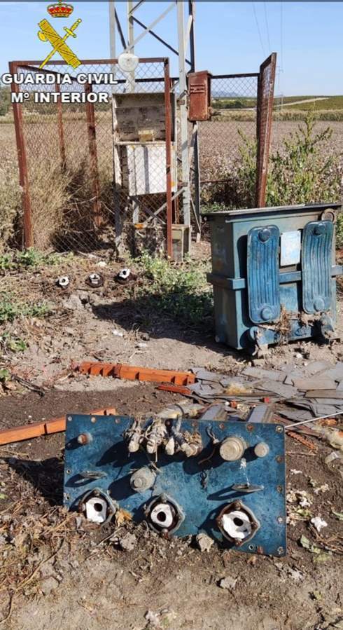 Roban más de 400 kilos de material de transformadores eléctricos en Nueva Jarilla