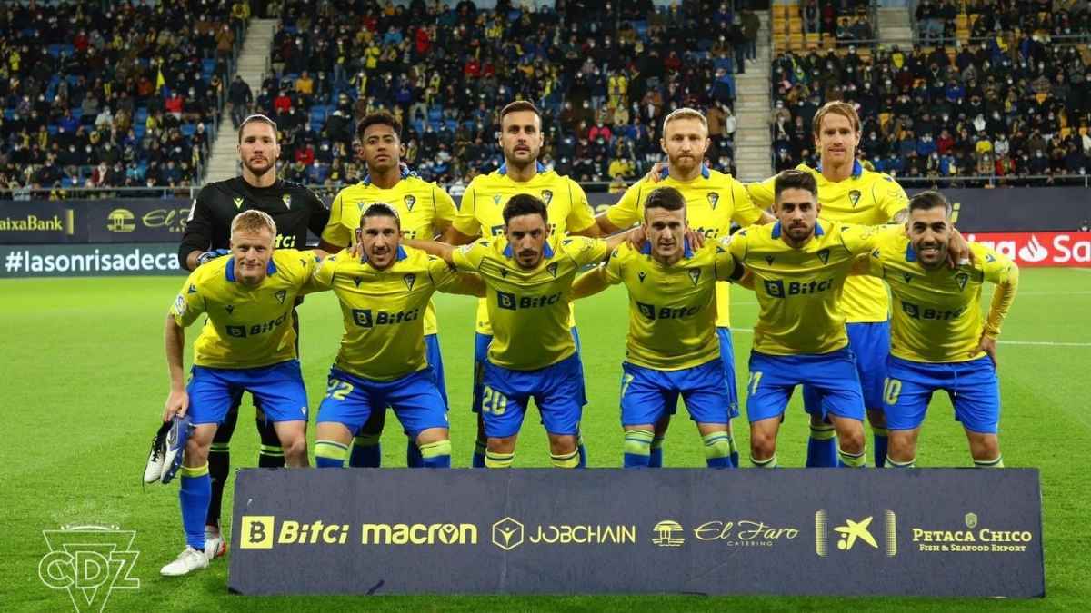 Once del Cádiz CF contra el Atlético de Madrid