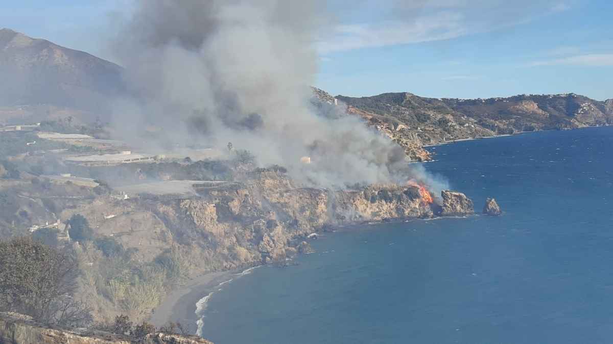 Incendio forestal Maro, Málaga