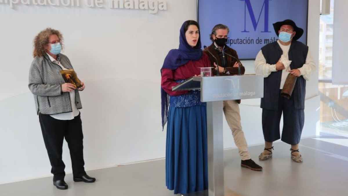 Acto de presentación del 'Día de las Mozas' de Tolox en la Diputación de Málaga