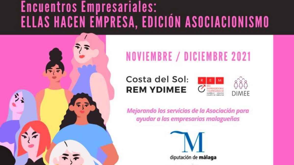 Nuevo proyecto de la Diputación de Málaga: 'Ellas Hacen Empresa, Edición Asociacionismo'