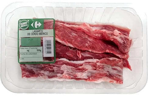 Carrefour triunfa a días de Navidad con la carne de cerdo con nombre de reptil