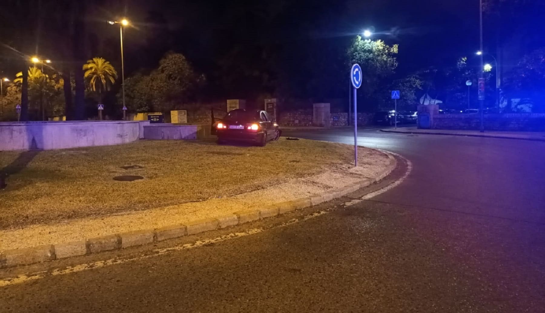 Accidente en la Avenida Álvaro Domecq