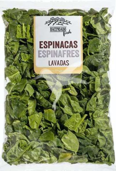 Espinacas de la marca Hacendado