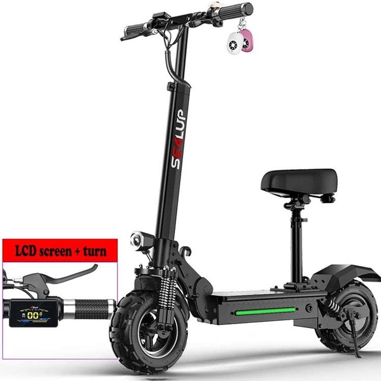 El patinete eléctrico más exclusivo en Amazon es una pasada: carga hasta el móvil