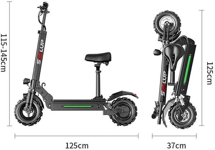El patinete eléctrico más exclusivo en Amazon es una pasada: carga hasta el móvil