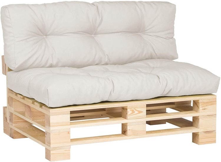 Cojines de Palets Sofá para Palets Almohada Decorativa