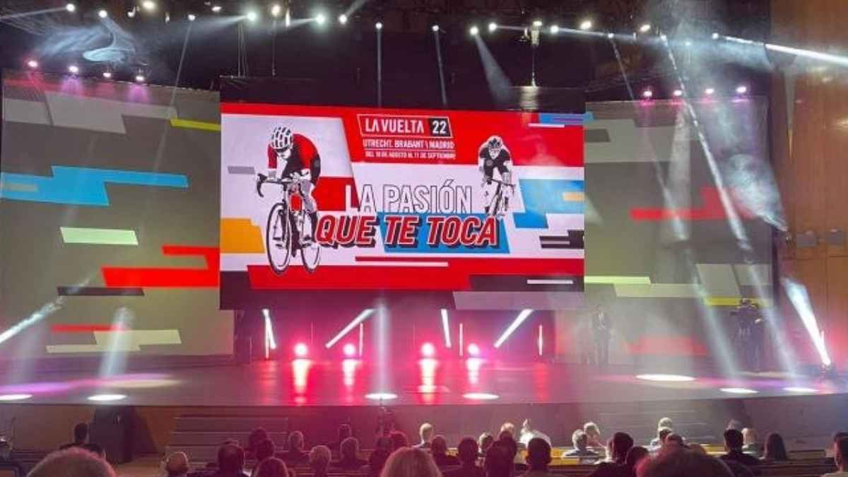 Acto presentación de la 78º edición de La Vuelta Ciclista a España, en Madrid (Diputación de Málaga)