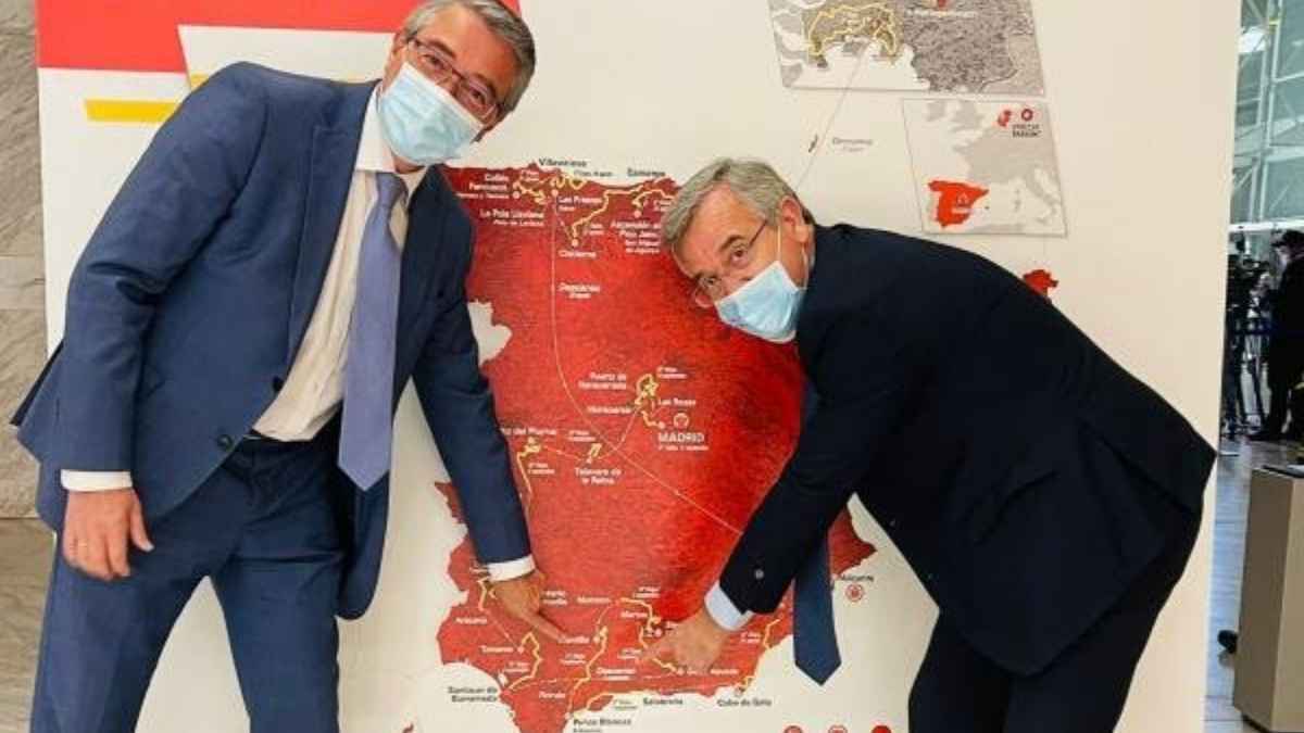 Acto presentación de la 78º edición de La Vuelta Ciclista a España, en Madrid (Diputación de Málaga)