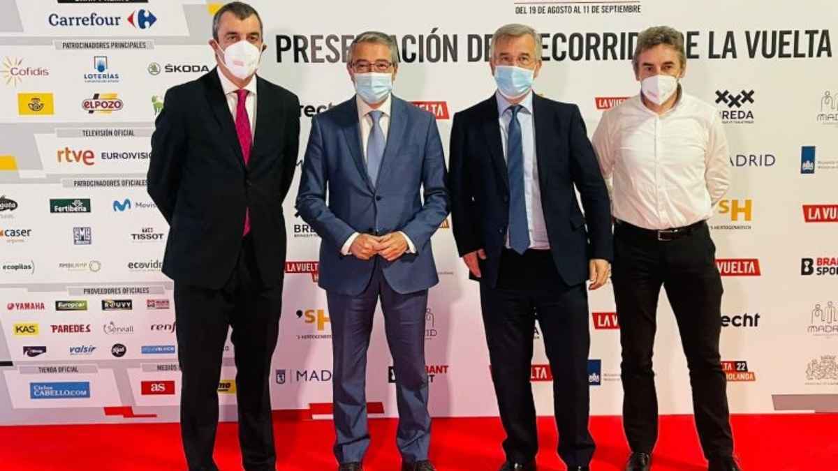 Acto presentación de la 78º edición de La Vuelta Ciclista a España, en Madrid (Diputación de Málaga)