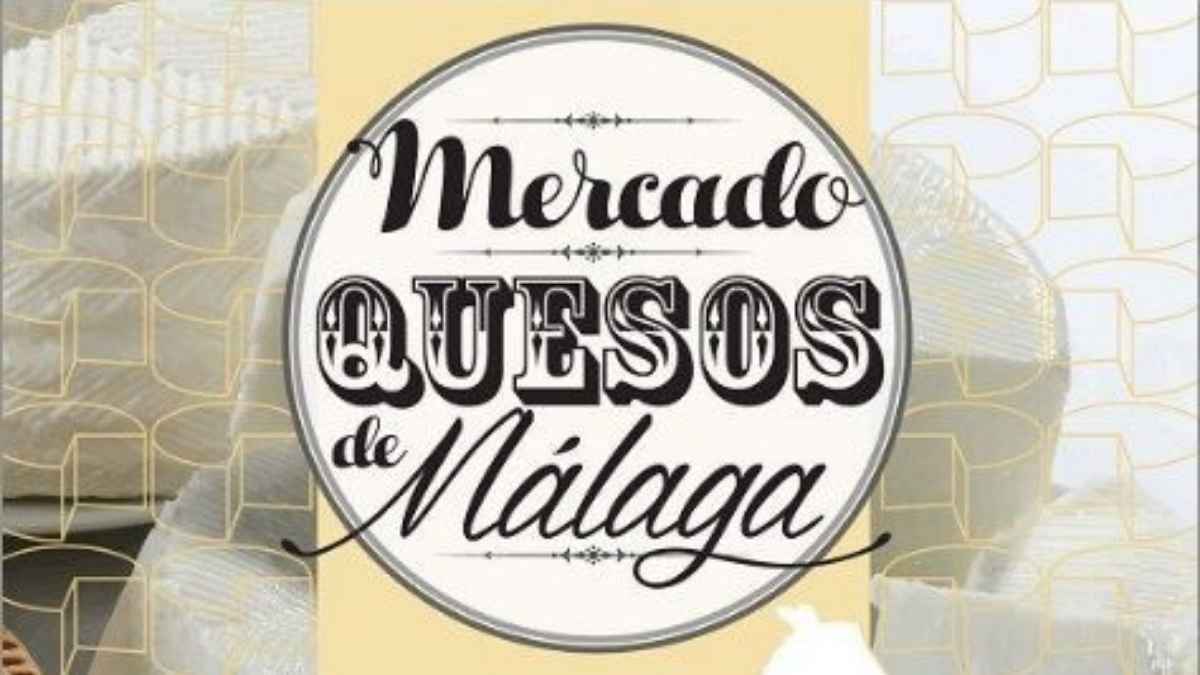 Cartel Mercado del Queso de Coín, Málaga
