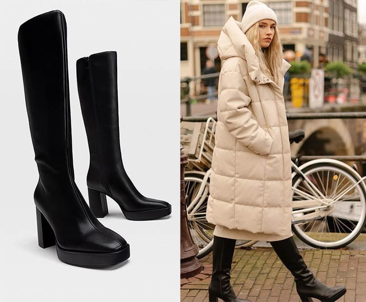 Botas de tacón plataforma