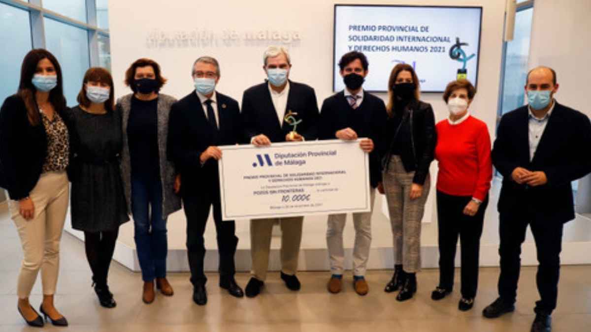 La Diputación de Málaga entrega a la ONGD Pozos sin Fronteras su  Premio de Solidaridad Internacional y Derechos Humanos