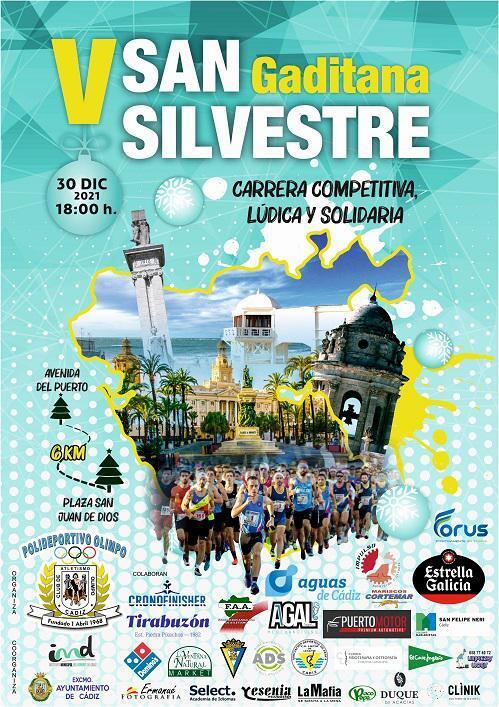 San Silvestre Cádiz 2021. Foto: Club Olimpo Cádiz.