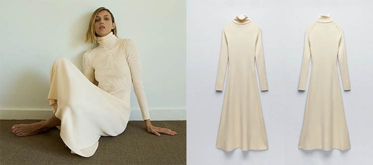 Zara destroza ventas a días de Fin de Año con un vestido que causa sensación: precio reducido