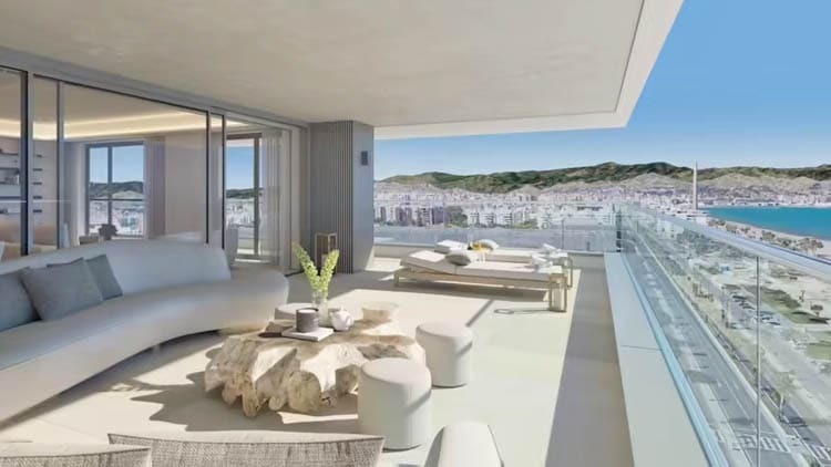 Uno de los áticos más exclusivos y espectaculares del mundo se va a construir en Málaga