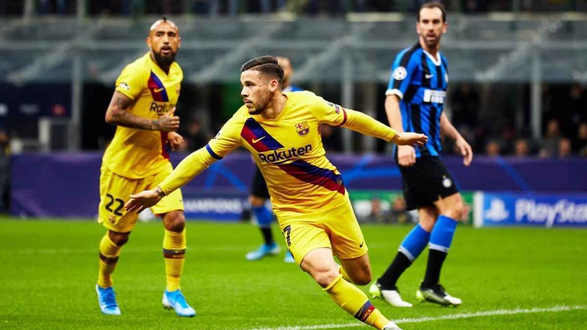 Debut en Champions con gol de Carles Pérez con el FC Barcelona