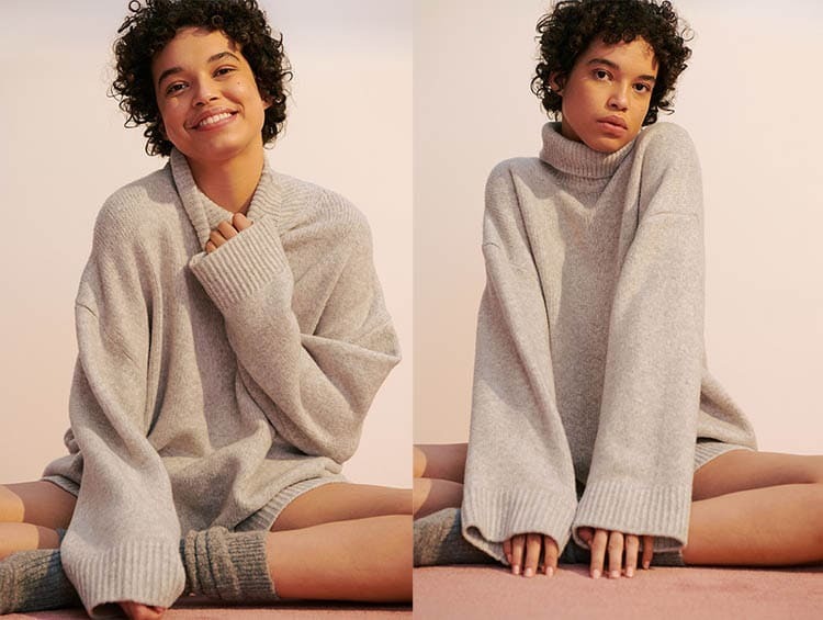 Jersey con cuello alto