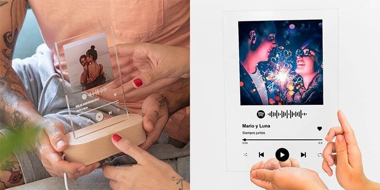 Placa Spotify personalizada